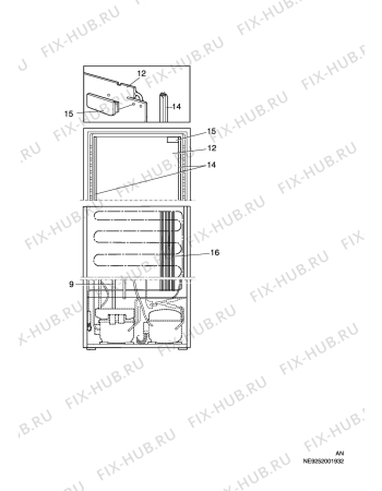 Взрыв-схема холодильника Dometic 380CS - Схема узла C10 Cold, users manual